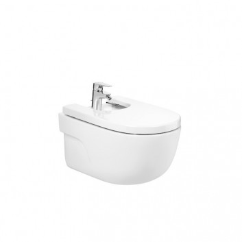 Bidet under-countertop Roca Meridian, 56x36cm, ukryte mocowania, white