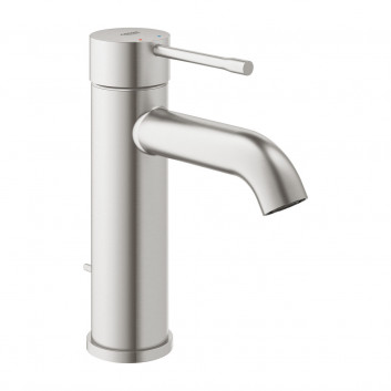 Washbasin faucet Grohe Essence, standing, rozmiar S, DN 15, korek automatyczny, stainless steel