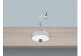 Under-countertop washbasin Alape Unisono KE-Series, round, 319mm, without overflow, for built-in pod warstwą laminatu, UB.KE325, white