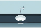 Under-countertop washbasin Alape Unisono KE-Series, round, 369mm, without overflow, UB.KE375, white