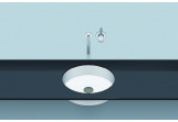 Under-countertop washbasin Alape Unisono KE-Series, round, 394mm, without overflow, UB.KE400, white