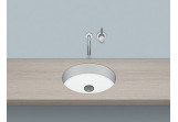 Under-countertop washbasin Alape Unisono KE-Series, round, 394mm, without overflow, for built-in pod warstwą laminatu, UB.KE400, white