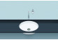 Under-countertop washbasin Alepe Unisono KE-Series, round, 394mm, without overflow, UB.KE400, white