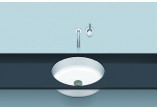 Under-countertop washbasin Alepe Sondo SO-Series, round, 444mm, without overflow, UB.SO450.1, white