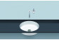 Under-countertop washbasin Alepe Sondo SO-Series, round, 444mm, without overflow, UB.SO450.1, white