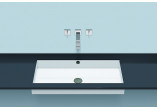 Under-countertop washbasin Alepe Metaphor ME-Series, rectangular, 504x379mm, z overflow, UB.ME500, white