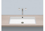 Under-countertop washbasin Alepe Metaphor ME-Series, rectangular, 754x379mm, z overflow, UB.ME750, white