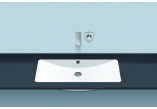 Under-countertop washbasin Alepe R-Series, rectangular, 507x273mm, z overflow, UB.R585, white