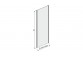 Door sliding SanPlast TX 120x190cm glass transparent, white profile, entry width 500 mm, Glass Protect- sanitbuy.pl