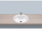 Under-countertop washbasin Alape Q-Series, square, 390x390mm, zlicowana with top, without overflow, łatwa w pielęgnacji, FB.Q450, white