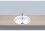 Recessed washbasin Alape EW-Series, round, 475mm, without overflow, EW 3, white