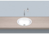 Recessed washbasin Alape K-Series, round, 400mm, z overflow, łatwa w pielęgnacji, EB.K400H, white