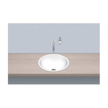 Recessed washbasin Alape K-Series, round, 450mm, without overflow, EB.K450H, white