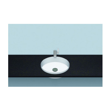 Recessed washbasin Alape Unisono KE-Series, round, 375mm, without overflow, EB.KE375, white