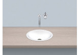 Recessed washbasin Alape Unisono KE-Series, round, 400mm, without overflow, łatwa w pielęgnacji, EB.KE400, white