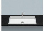 Recessed washbasin Alape Metaphor ME-Series, rectangular, 500x375mm, without overflow, EB.ME500, white