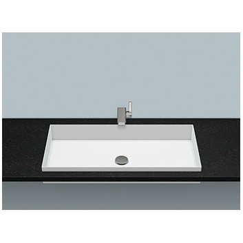 Recessed washbasin Alape Metaphor ME-Series, rectangular, 500x375mm, without overflow, EB.ME500, white