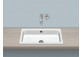 Recessed washbasin Alape Stream ST-Series, rectangular, 650x472mm, z overflow, battery hole, EB.SR650H, white