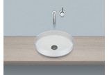 Countertop washbasin Alape KE-Series, round, 325mm, without overflow, AB.KE325, white