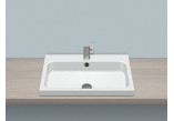 Countertop washbasin Alape Metaphor ME-Series, rectangular, 1000x375mm, without overflow, łatwa w pielęgnacji, AB.ME1000, white