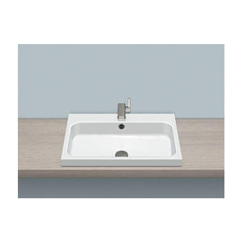 Countertop washbasin Alape Metaphor ME-Series, rectangular, 1000x375mm, without overflow, łatwa w pielęgnacji, AB.ME1000, white