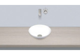 Washbasin, misa countertop Alape GS-Series, round, 360mm, without overflow, SB.K360.GS, white