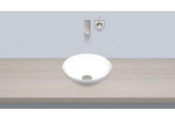 Washbasin, misa countertop Alape GS-Series, round, 300mm, without overflow, łatwa w pielęgnacji, SB.K300.GS, white