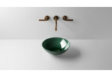 Washbasin, misa countertop Alape Aqua, round, 300mm, without overflow, SB.Aqua300, deep green