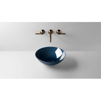 Washbasin, misa countertop Alape Aqua, round, 300mm, without overflow, SB.Aqua300, deep green