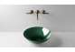 Washbasin, misa countertop Alape Aqua, round, 360mm, without overflow, SB.Aqua360, deep green