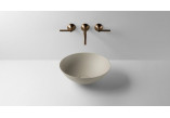 Washbasin, misa countertop Alape Terra, round, 300mm, without overflow, SB.Terra300, oyster matt