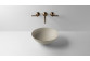 Washbasin, misa countertop Alape Terra, round, 300mm, without overflow, SB.Terra300, oyster matt