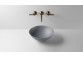 Washbasin, misa countertop Alape Terra, round, 300mm, without overflow, SB.Terra300, oyster matt