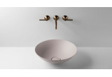 Washbasin, misa countertop Alape Terra, round, 360mm, without overflow, SB.Terra360, oyster matt