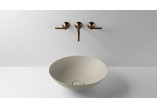 Washbasin, misa countertop Alape Terra, round, 360mm, without overflow, SB.Terra360, oyster matt