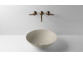 Washbasin, misa countertop Alape Terra, round, 360mm, without overflow, SB.Terra360, oyster matt