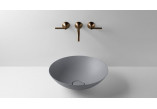 Washbasin, misa countertop Alape Terra, round, 360mm, without overflow, SB.Terra360, oyster matt