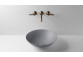 Washbasin, misa countertop Alape Terra, round, 360mm, without overflow, SB.Terra360, oyster matt