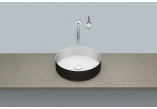 Countertop washbasin Alape KE-Series, round, 375mm, without overflow, łatwa w pielęgnacji, AB.KE375, white