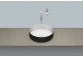 Countertop washbasin Alape KE-Series, round, 375mm, without overflow, łatwa w pielęgnacji, AB.KE375, white