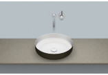 Countertop washbasin Alape KE-Series, round, 325mm, without overflow, AB.KE325, white