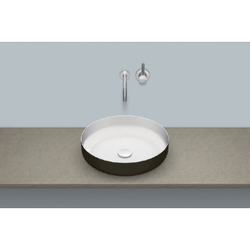 Countertop washbasin Alape KE-Series, round, 325mm, without overflow, AB.KE325, white