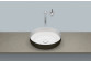 Countertop washbasin Alape KE-Series, round, 325mm, without overflow, AB.KE325, white