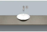 Washbasin, misa countertop Alape GS-Series, round, 300mm, without overflow, łatwa w pielęgnacji, SB.K300.GS, white