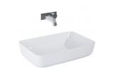 Countertop washbasin Elita Nomia, 50x39cm, without overflow, white