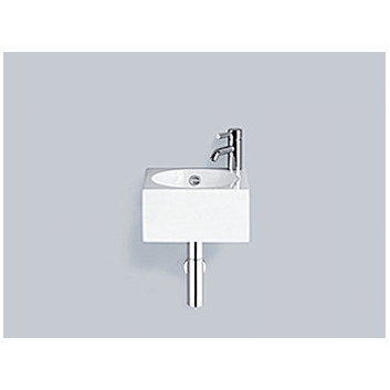 Wall-hung washbasin Alape Scopio CO-Series, round, 400mm, without overflow, WT.CO400, white