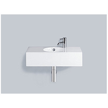 Wall-hung washbasin Alape Scopio IC-Series, square, 325x325mm, z overflow, battery hole, WT.IC325H, white