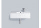 Wall-hung washbasin Alape Scopio IC-Series, square, 325x325mm, z overflow, battery hole, WT.IC325H, white