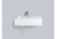 Wall-hung washbasin Alape Scopio IC-Series, rectangular, 600x325mm, z overflow, battery hole, WT.IC600H, white