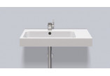 Wall-hung washbasin Alape Stream SR-Series, rectangular, 650x472mm, z overflow, battery hole, WT.SR650H, white